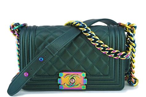 chanel emerald green boy bag|Chanel bags for boys.